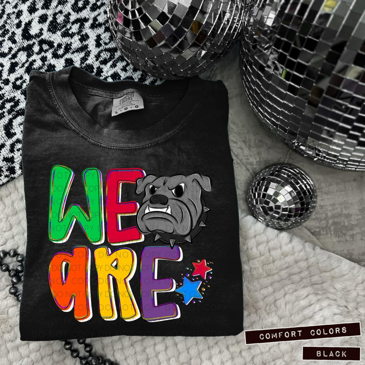 We are bulldogs grey (Caplinger) 100679 DTF transfer