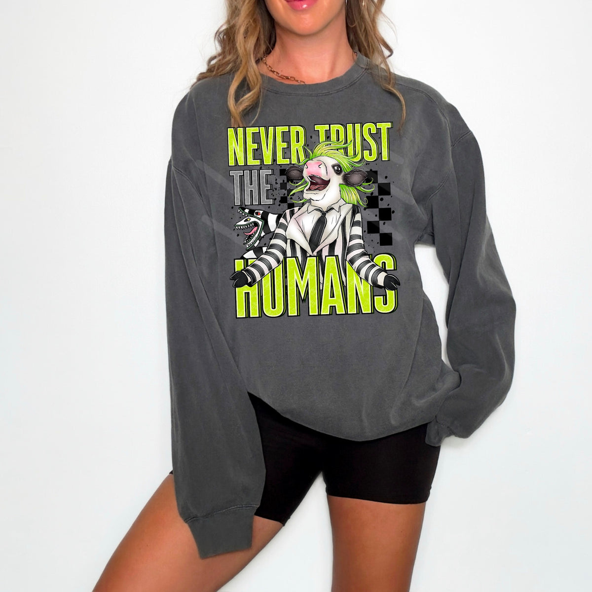 Never Trust Humans (cstage) 113308 DTF transfer