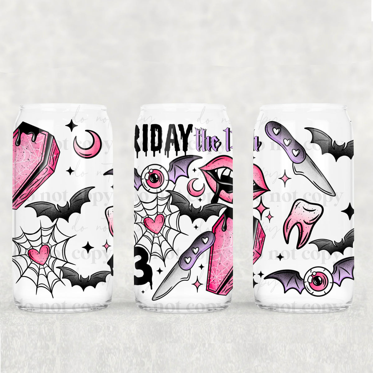 Friday the 13th (CSC) UV DTF WRAP