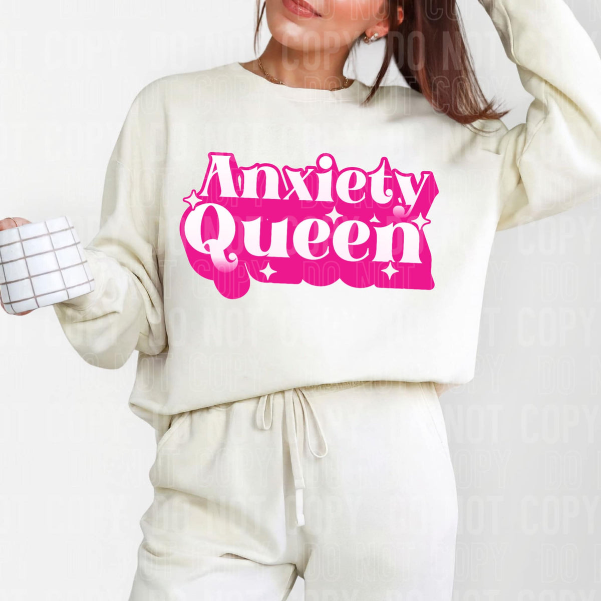 Anxiety queen (SBB) 92056 DTF transfer
