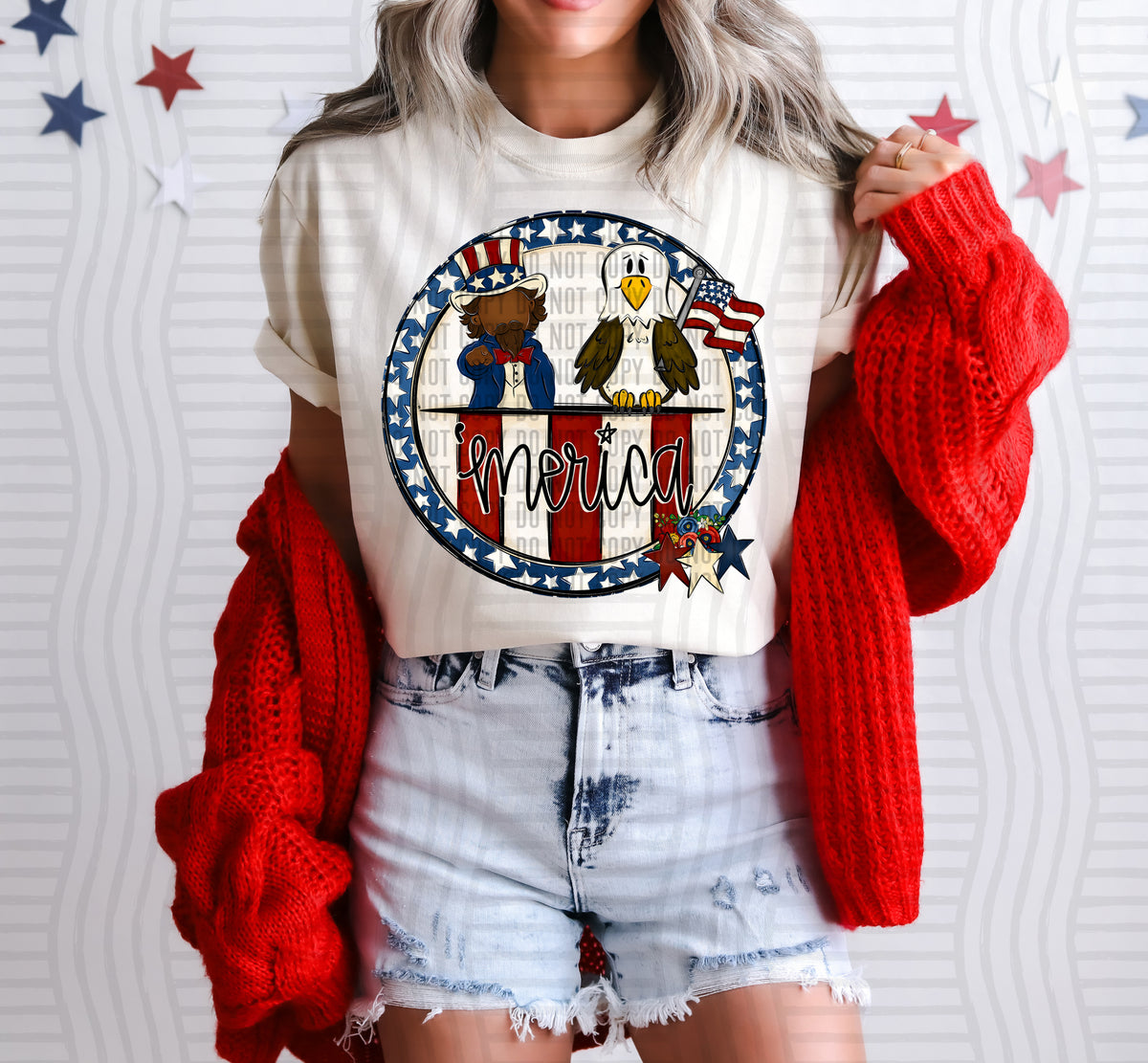Merica circle 03 (Caplinger) dtf transfer