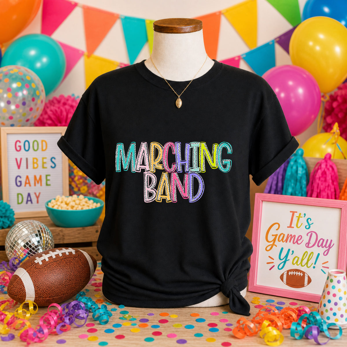 Marching Band Dixie Dot (S&G) DTF transfer