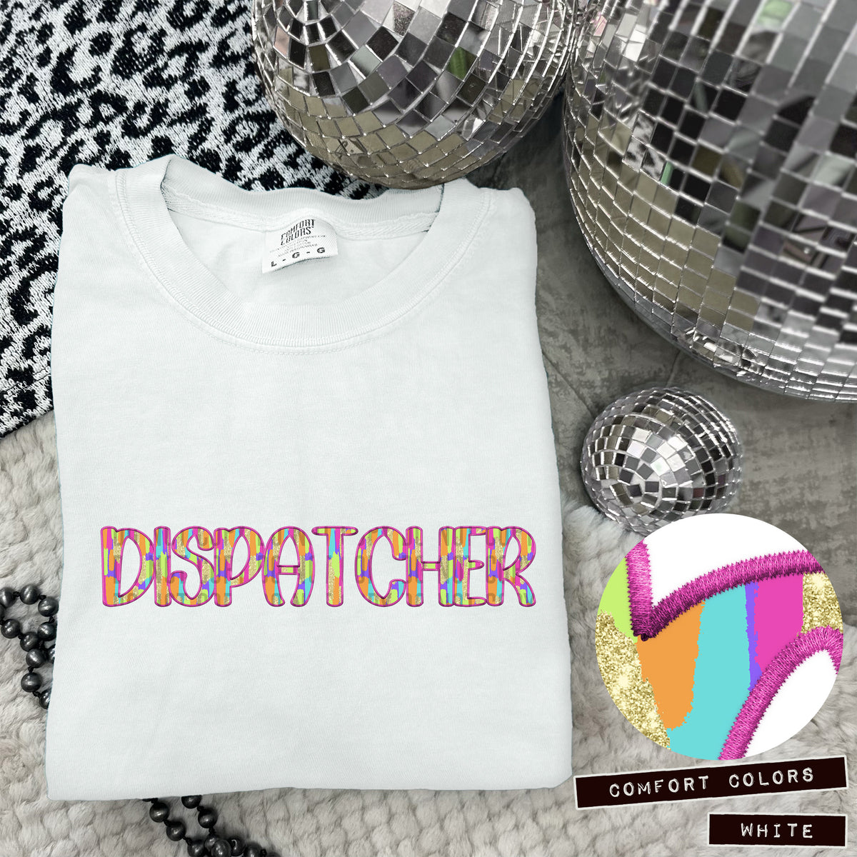 Dispatcher Juneberry Brushstrokes (Caplinger) DTF transfer