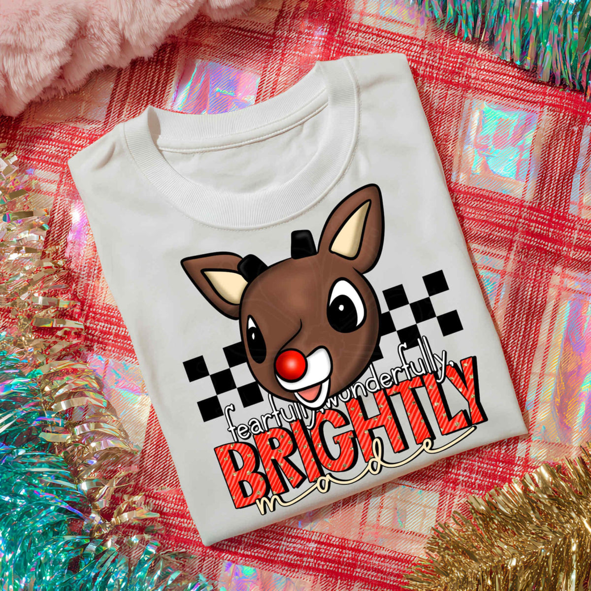 Fearfully wonderfuly brightly made EXCLUSIVE (c’s) DTF transfer