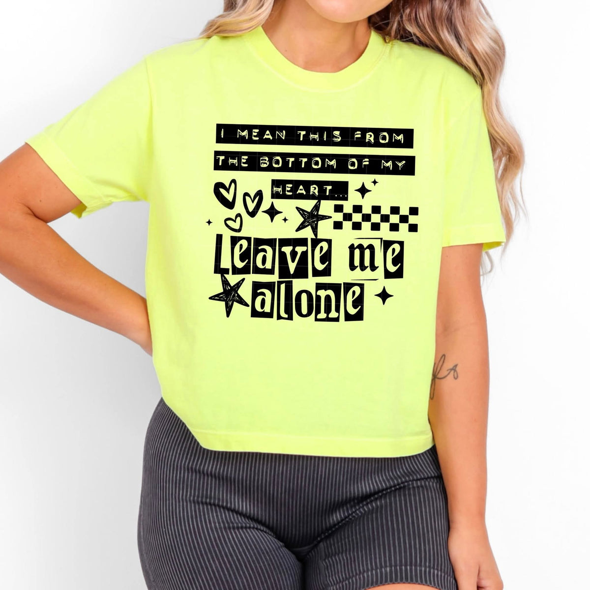 I mean this from the bottom of my heart black font Tuesday Deal DTF