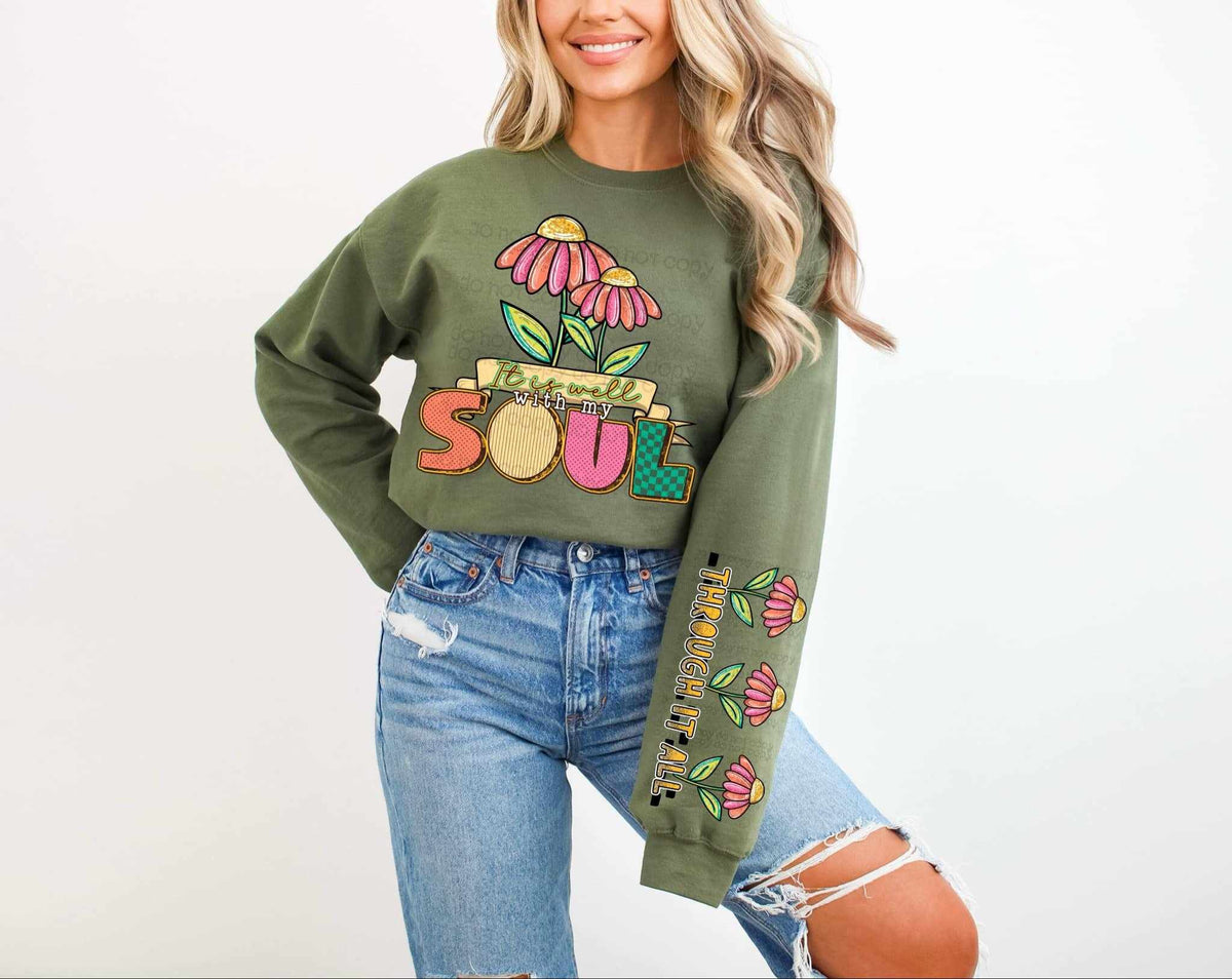 It is well with my soul FRONT 82709 DTF transfer