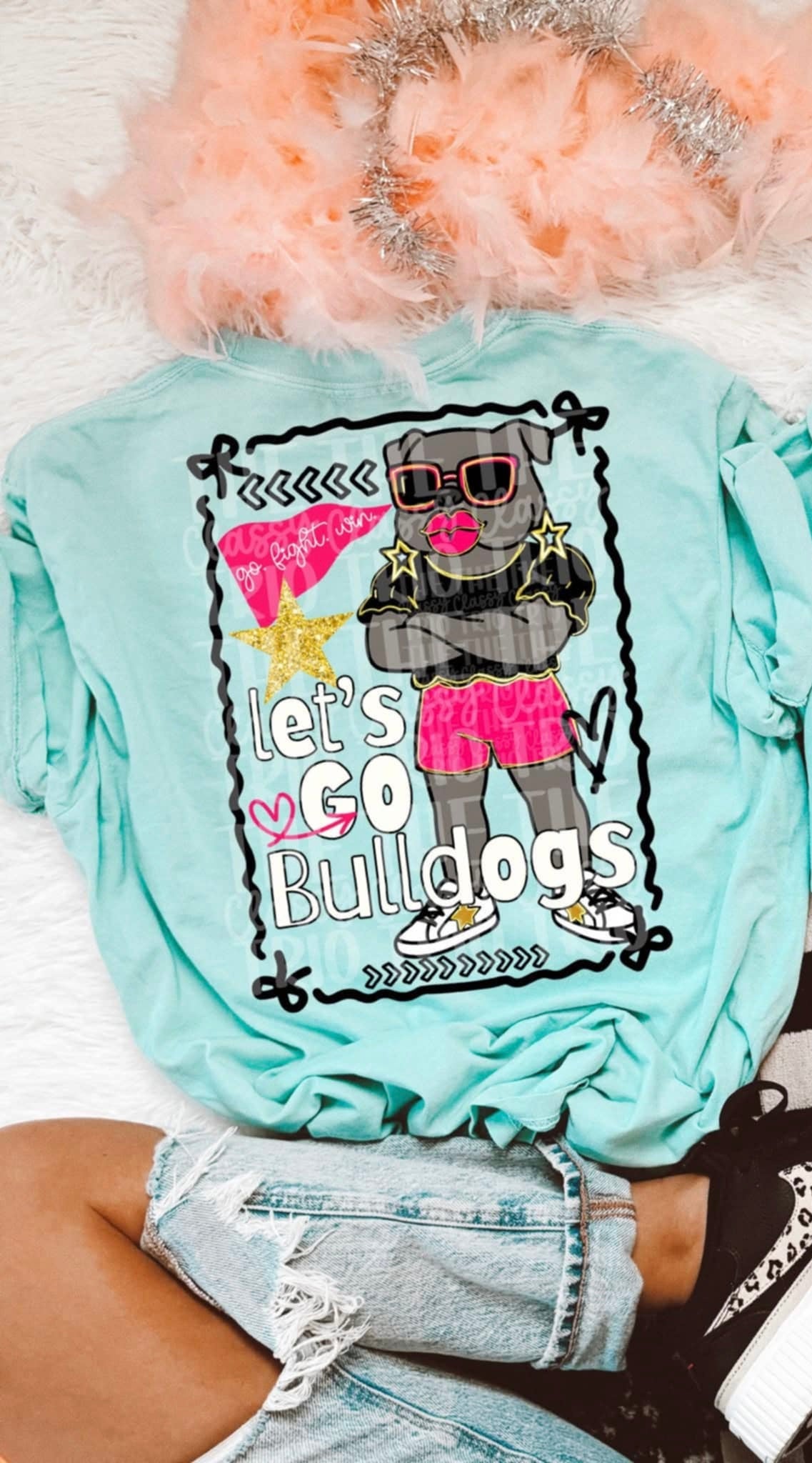 Let’s go mascots frame