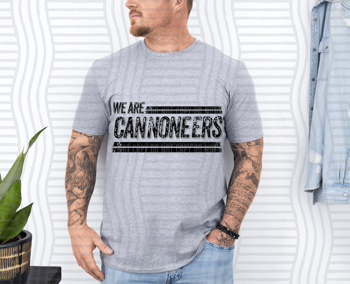We Are Cannoneers Game Day Grit (Caplinger) DTF transfer