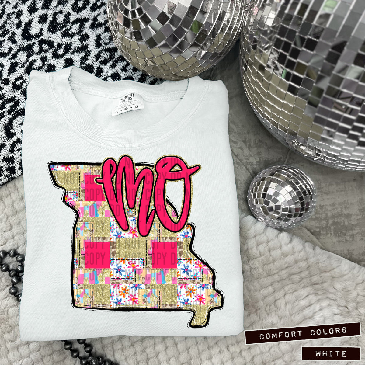 Pink Patch states DTF transfers