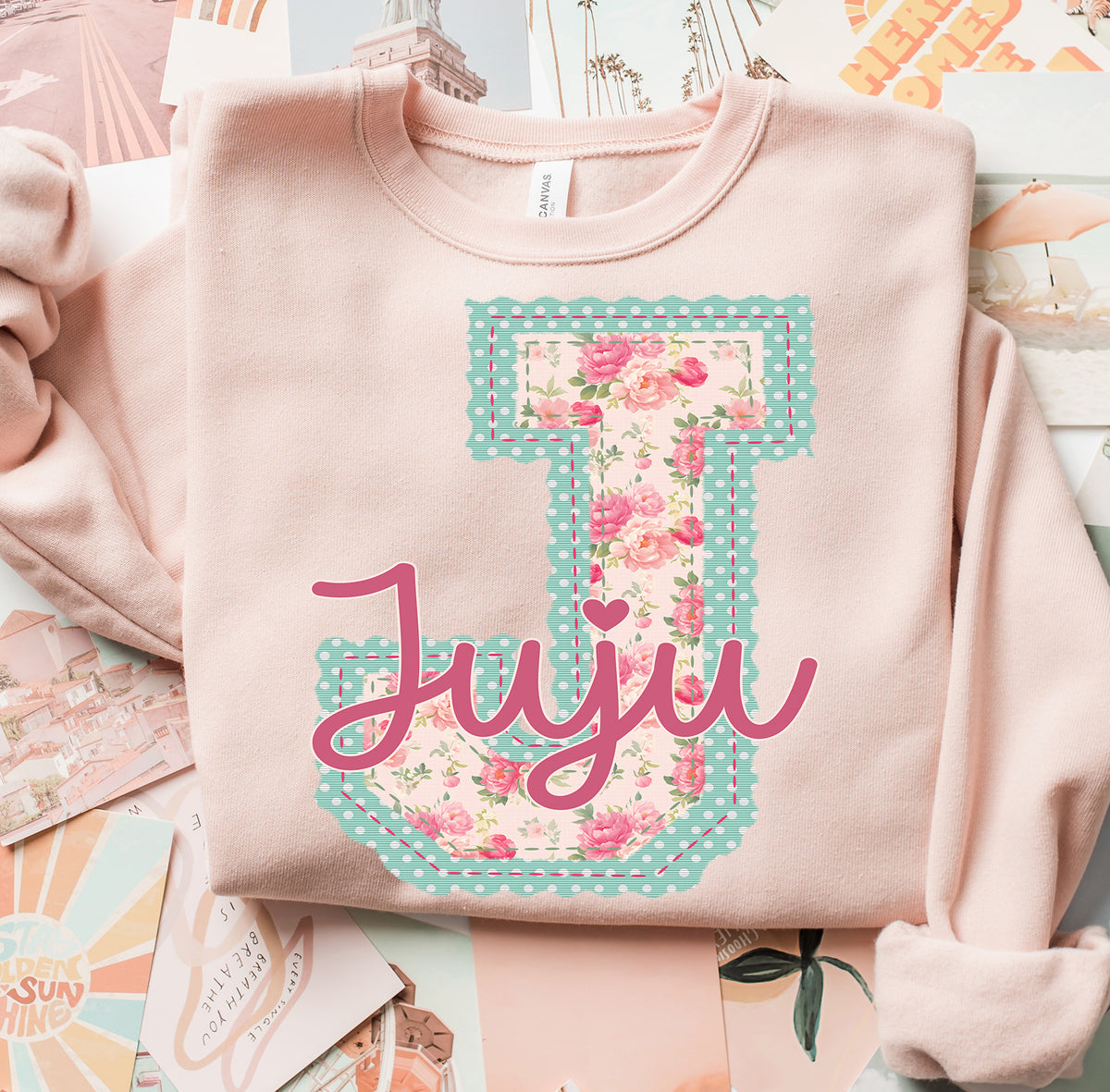 Juju Sweet Vintage Name (S&G) DTF Transfer