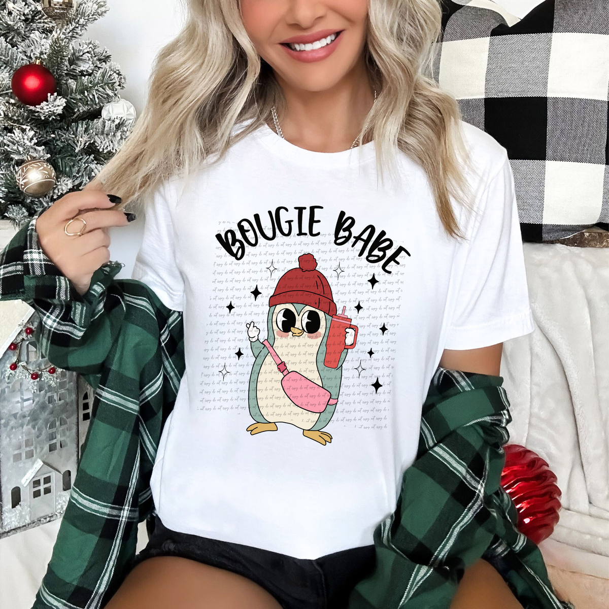 Bougie babe penguin 49842  DTF transfer