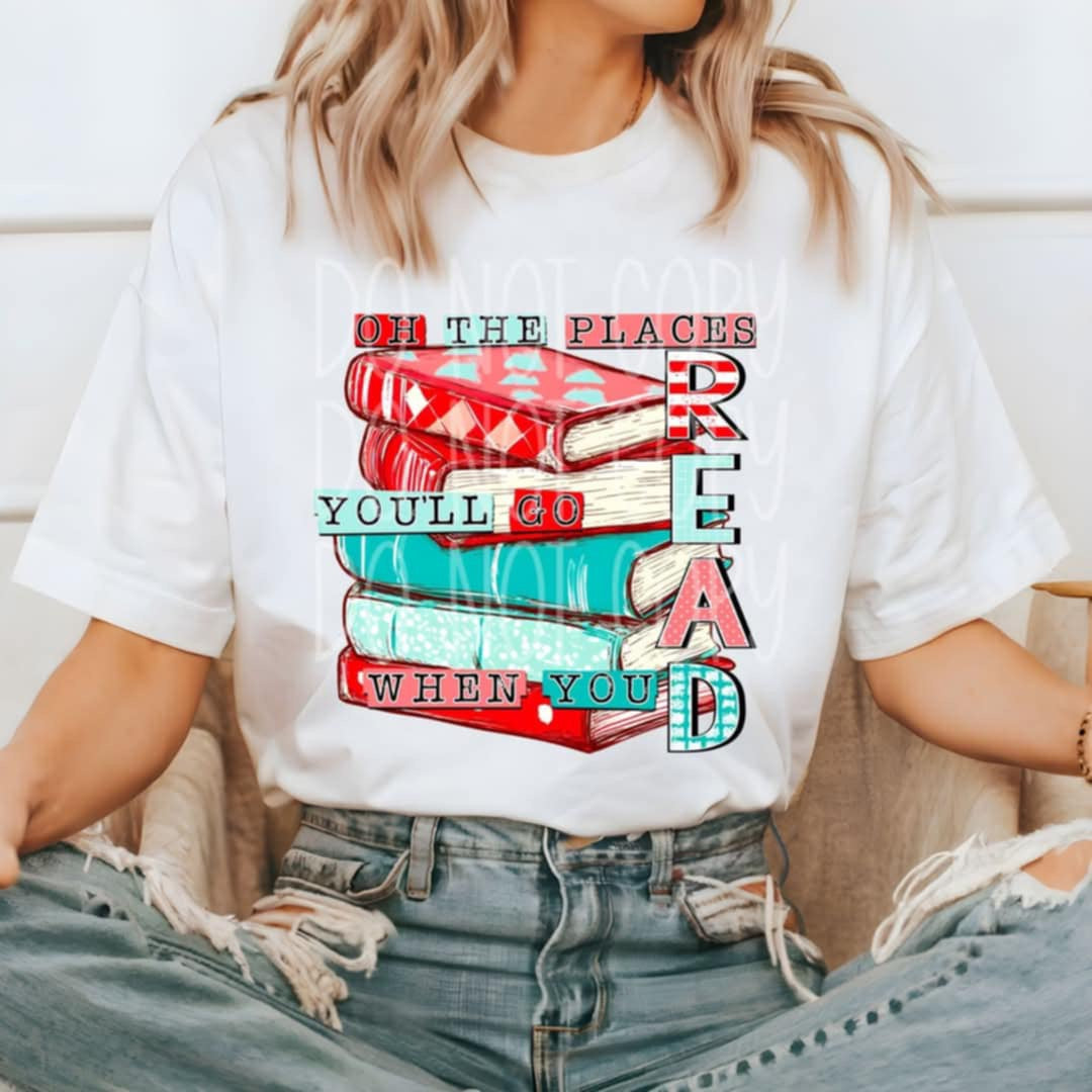 Oh the places you’ll go when you read (PH) 85349 DTF transfer