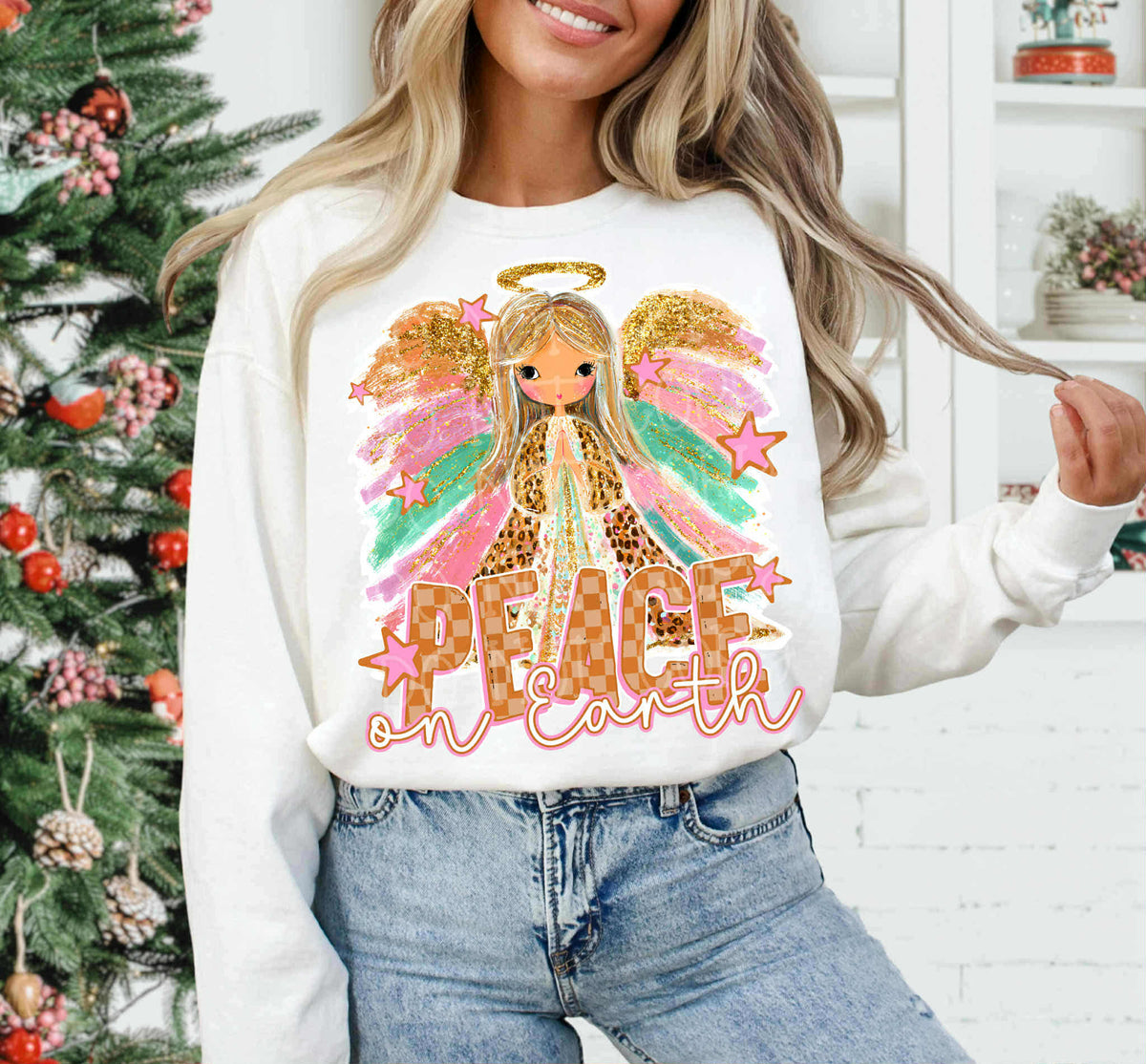 Peace on Earth Angel (C’s) DTF Transfer