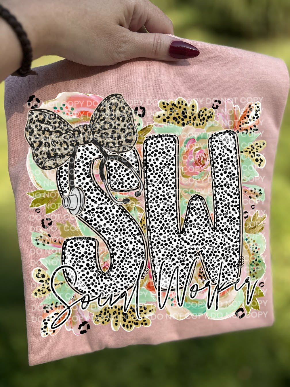 SW medical (polka dots) (Scg) DTF Transfer