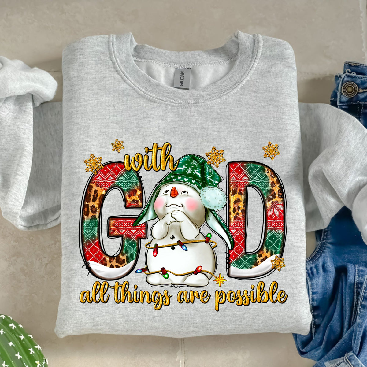 With God All Things Are Possible-38771-DTF transfer