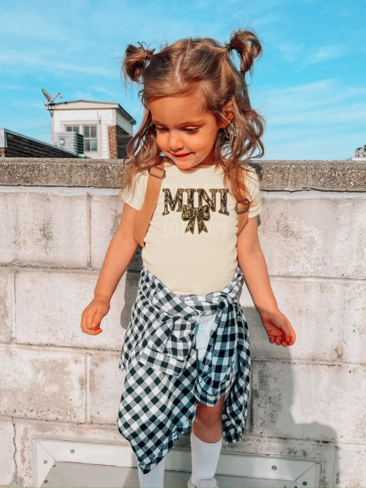 Mini camo bow (PH) DTF Transfer