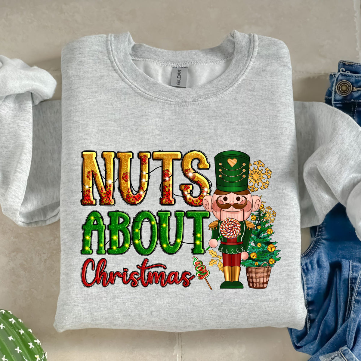 Nuts About Christmas-38730-DTF transfer