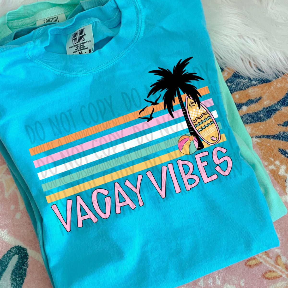 Vacay vibes stripes (SWD) 97804 DTF transfer