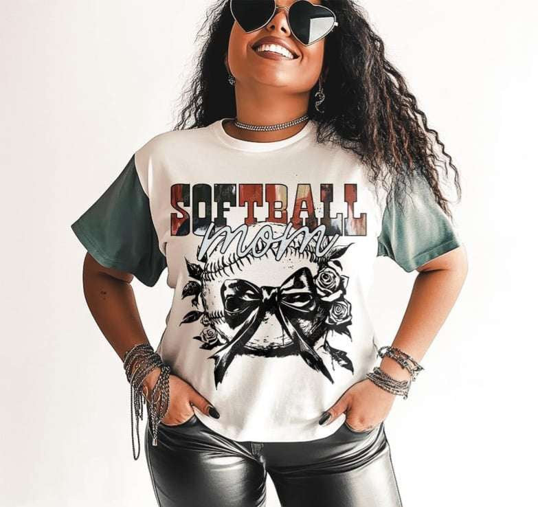 Softball mom 73272 DTF transfer