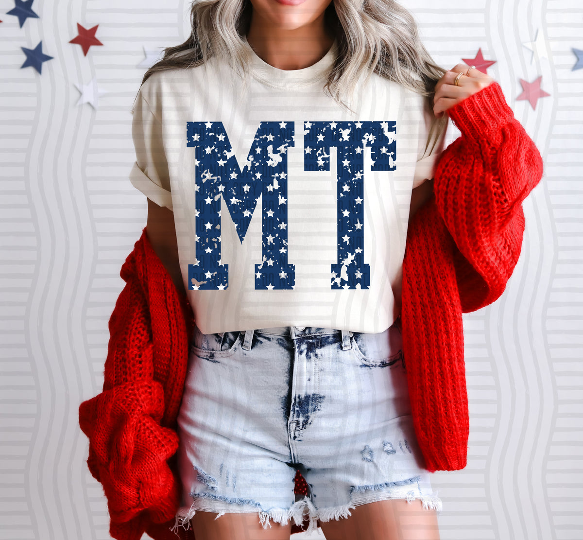 MT white stars (Caplinger) dtf transfer