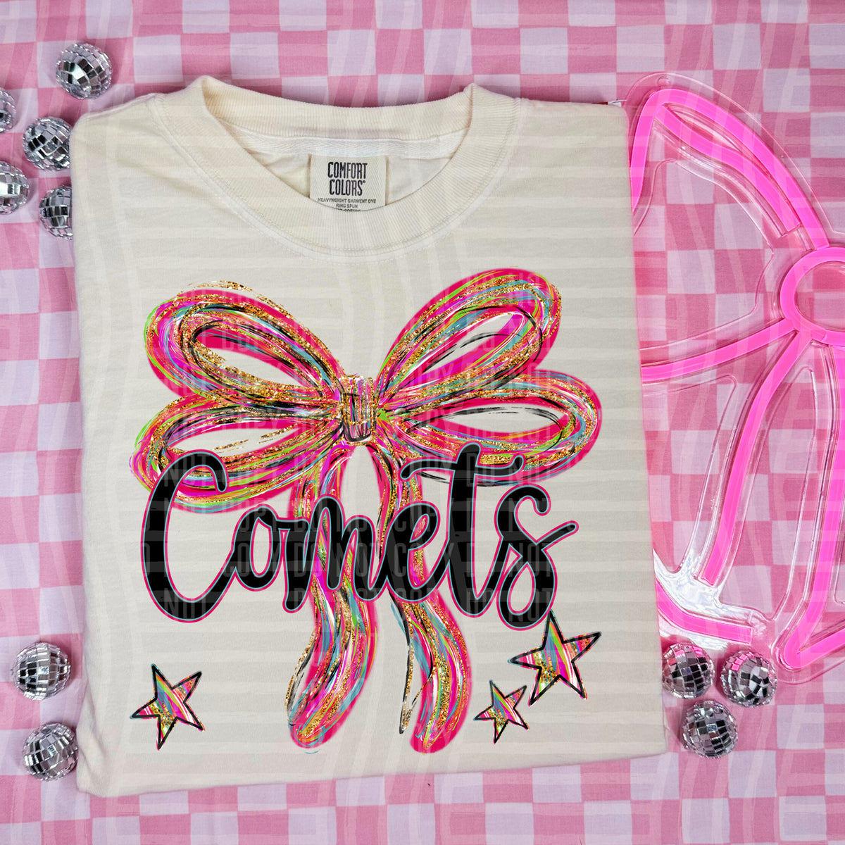 Comets Whimsical Bow (caplinger) DTF transfer