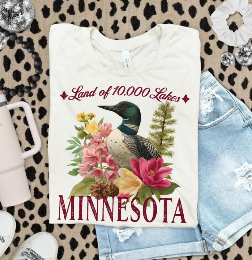 Minnesota Flowers (s&g) DTF Transfer