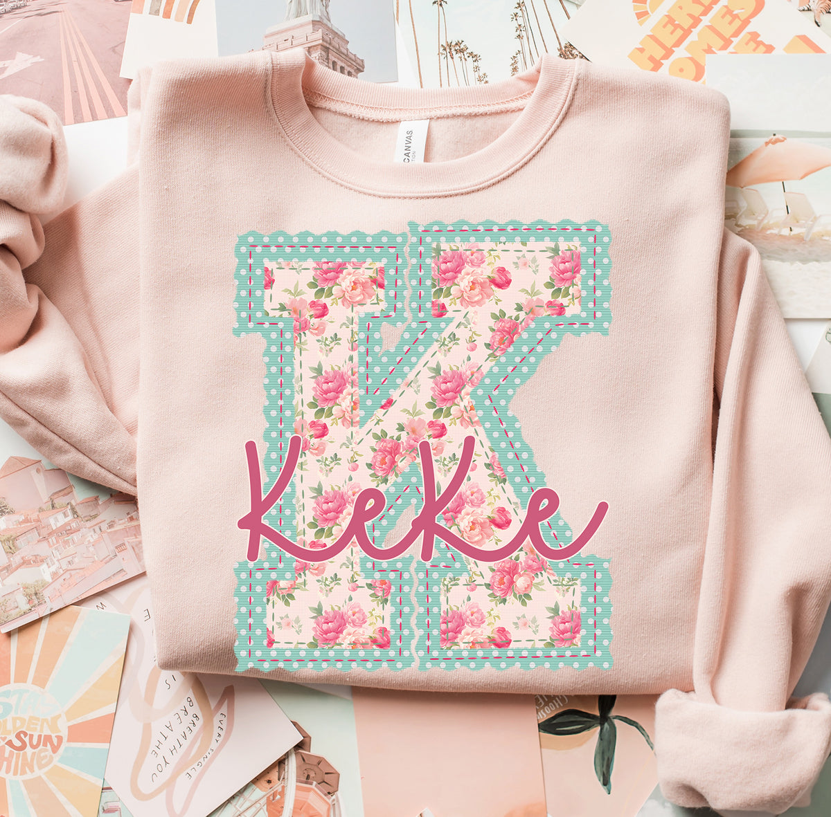 Keke Sweet Vintage Name (S&G) DTF Transfer