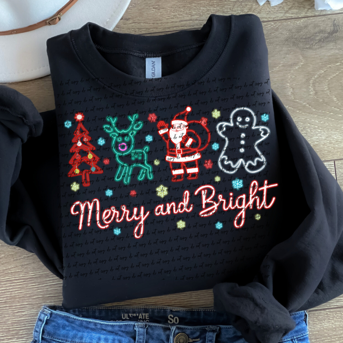 Merry And Bright 68575 DTF Transfer