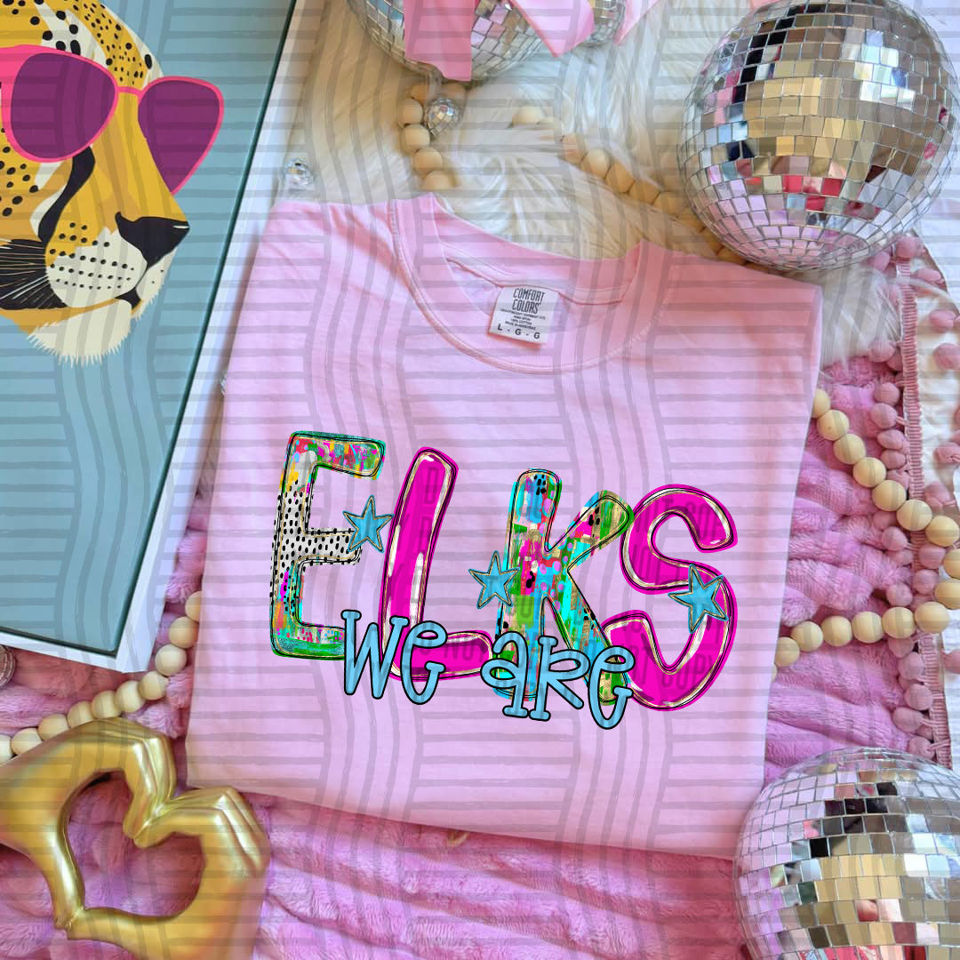 Elks preppy luxe (Caplinger) DTF transfer