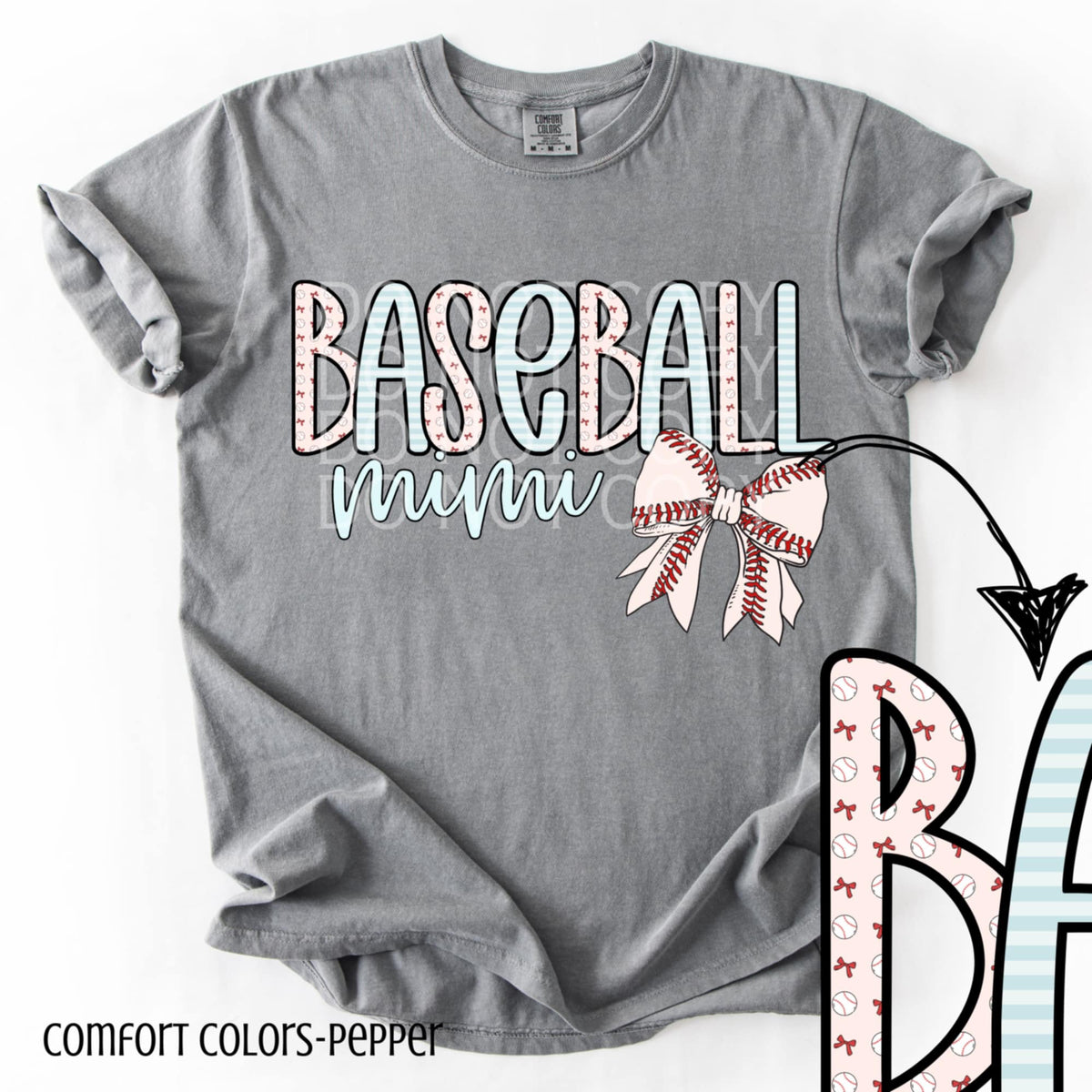 Baseball Mimi (CSG) 87342 DTF transfer
