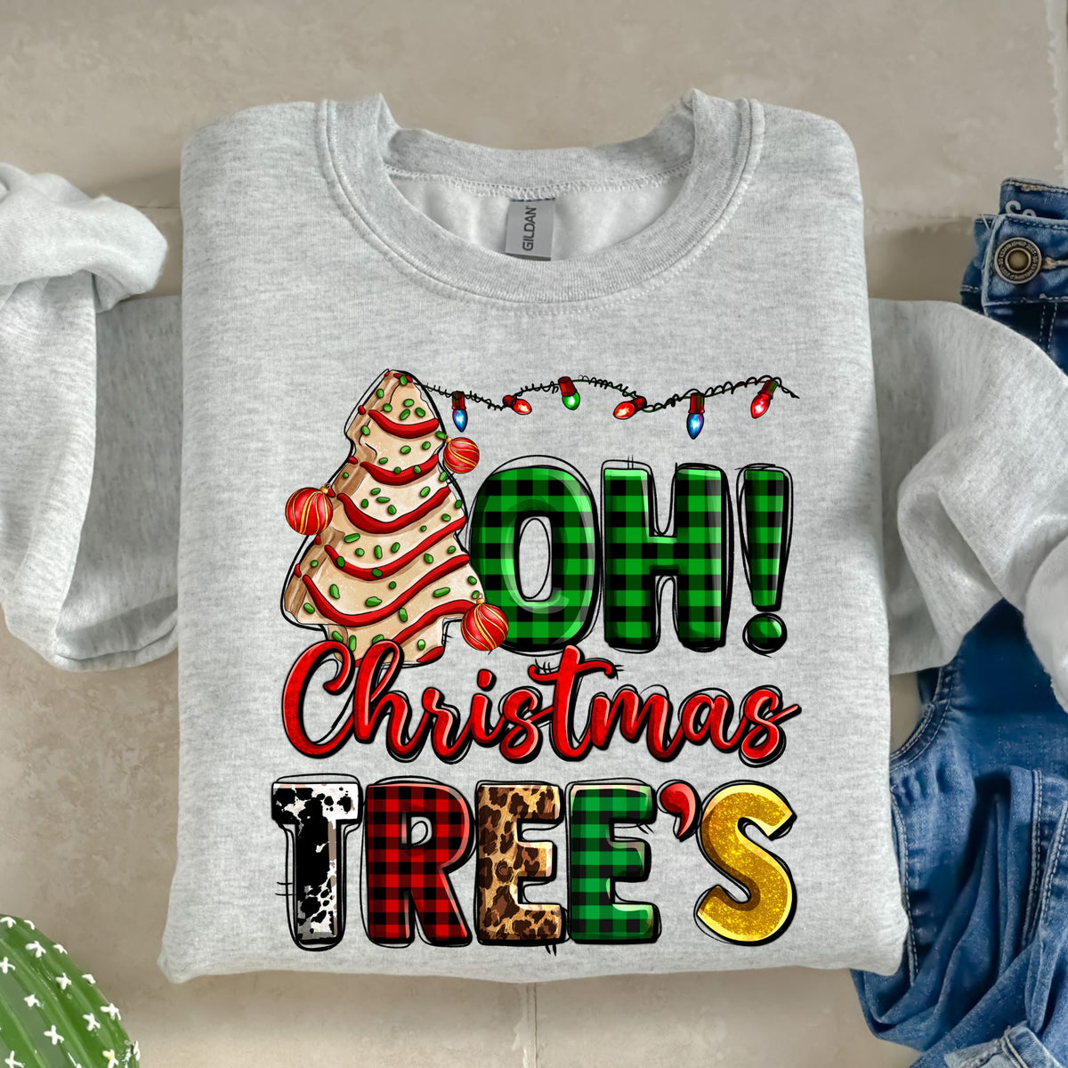 Oh Christmas Tree-38731-DTF transfer