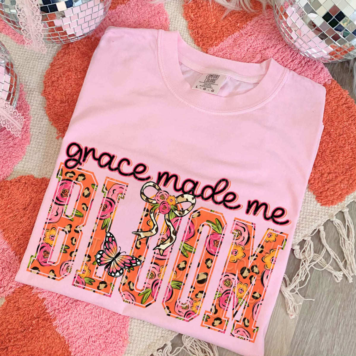 Grace made me bloom  (DWS) DTF Transfer