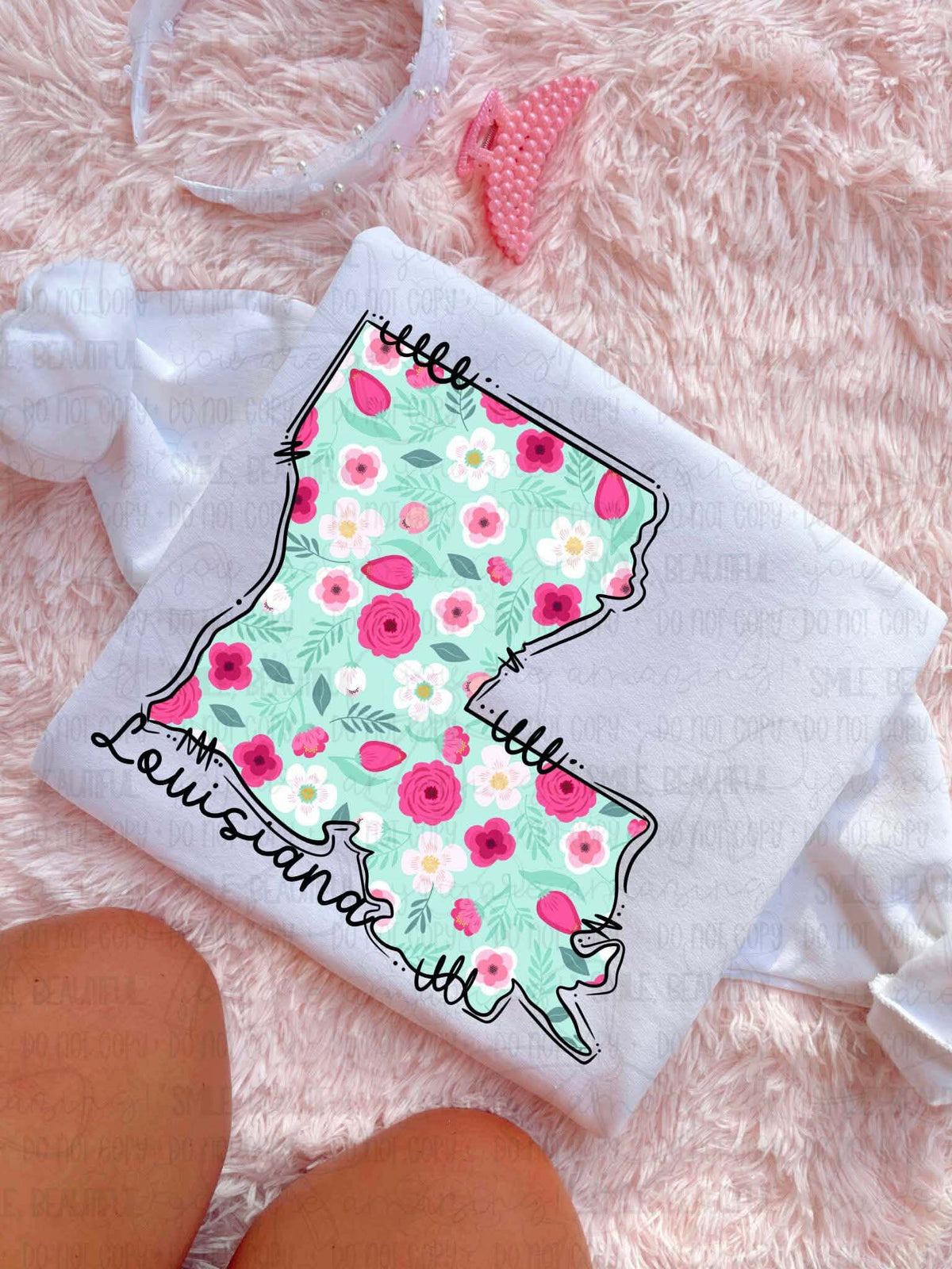 Louisiana Floral State (Carter) DTF Transfer