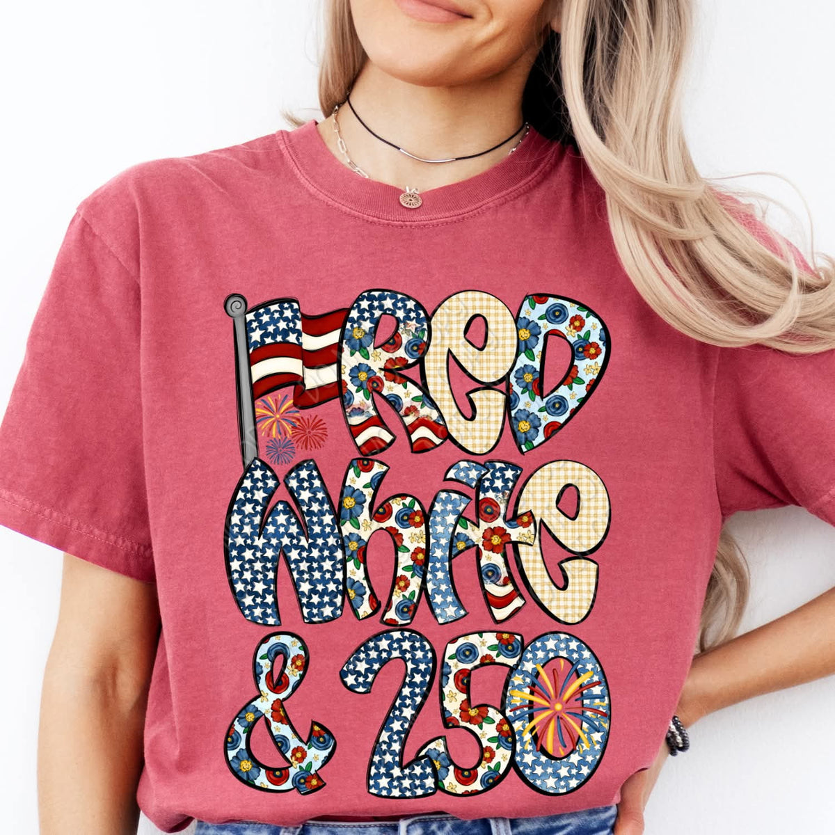 Red white & 250 Tuesday Deal DTF