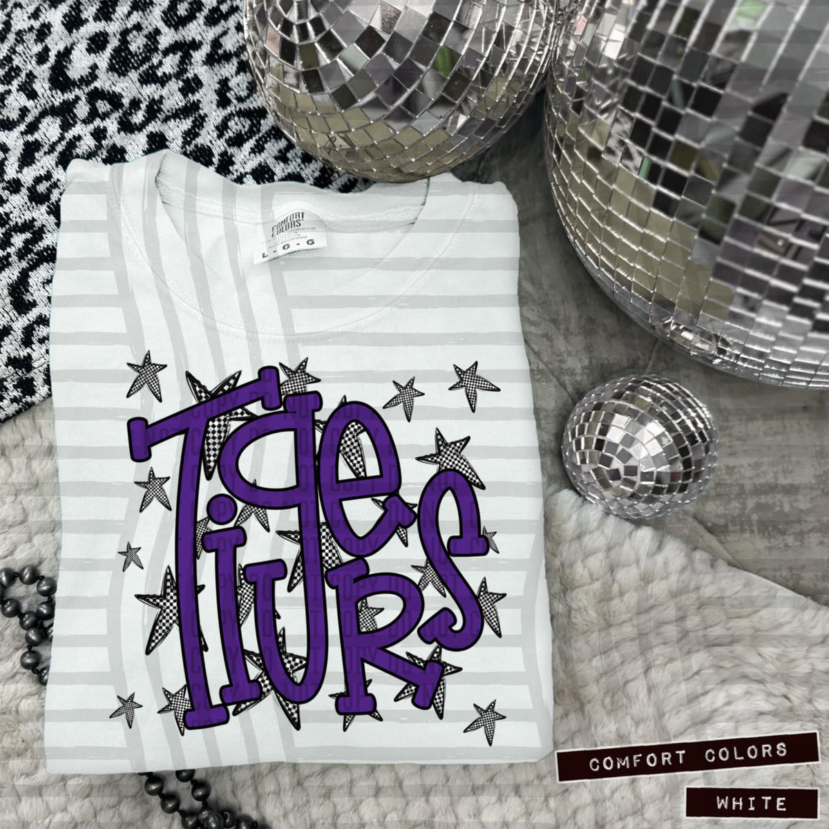 Purple Staggered Mascots (Caplinger)