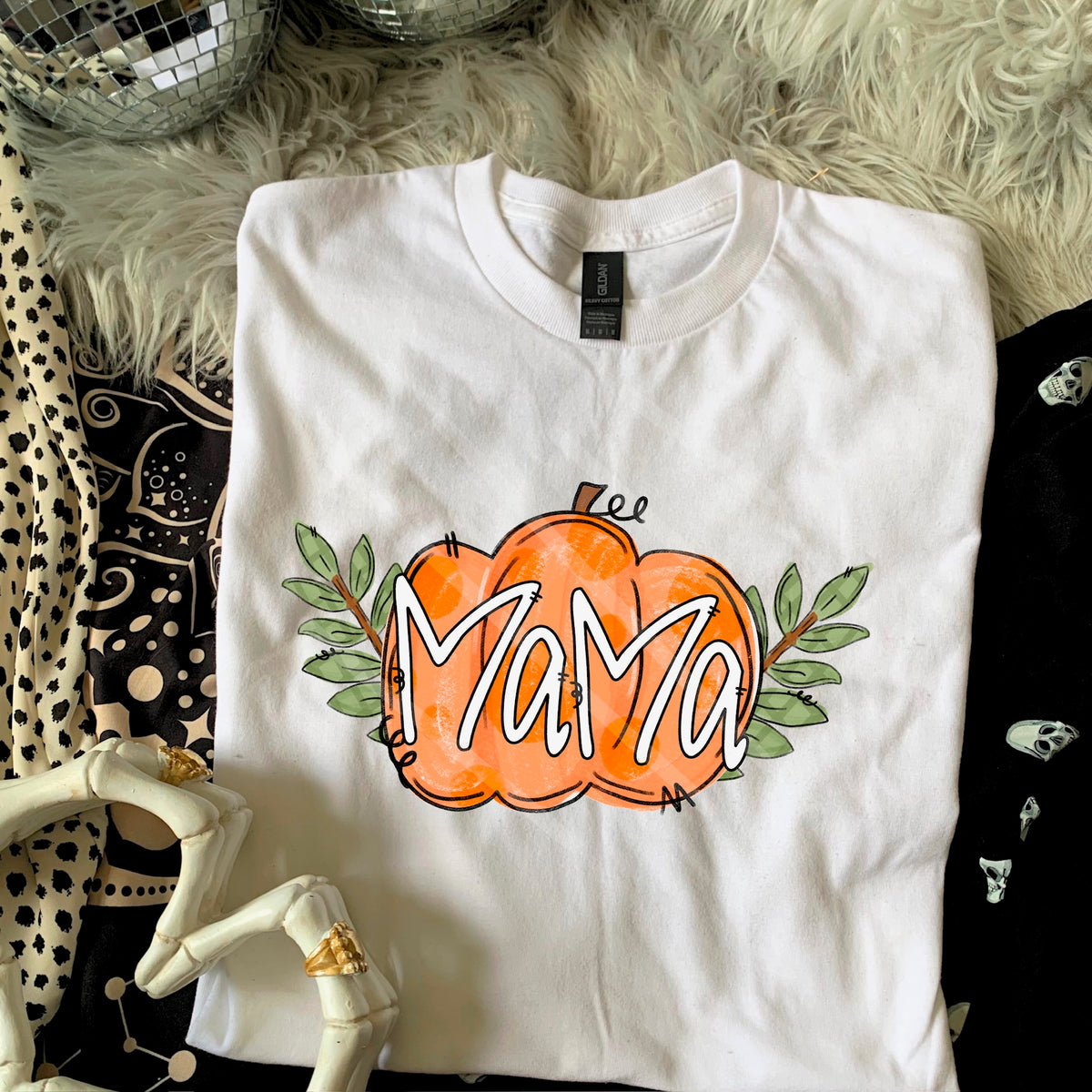 Doodle Pumpkin Mama 110597 DTF transfer
