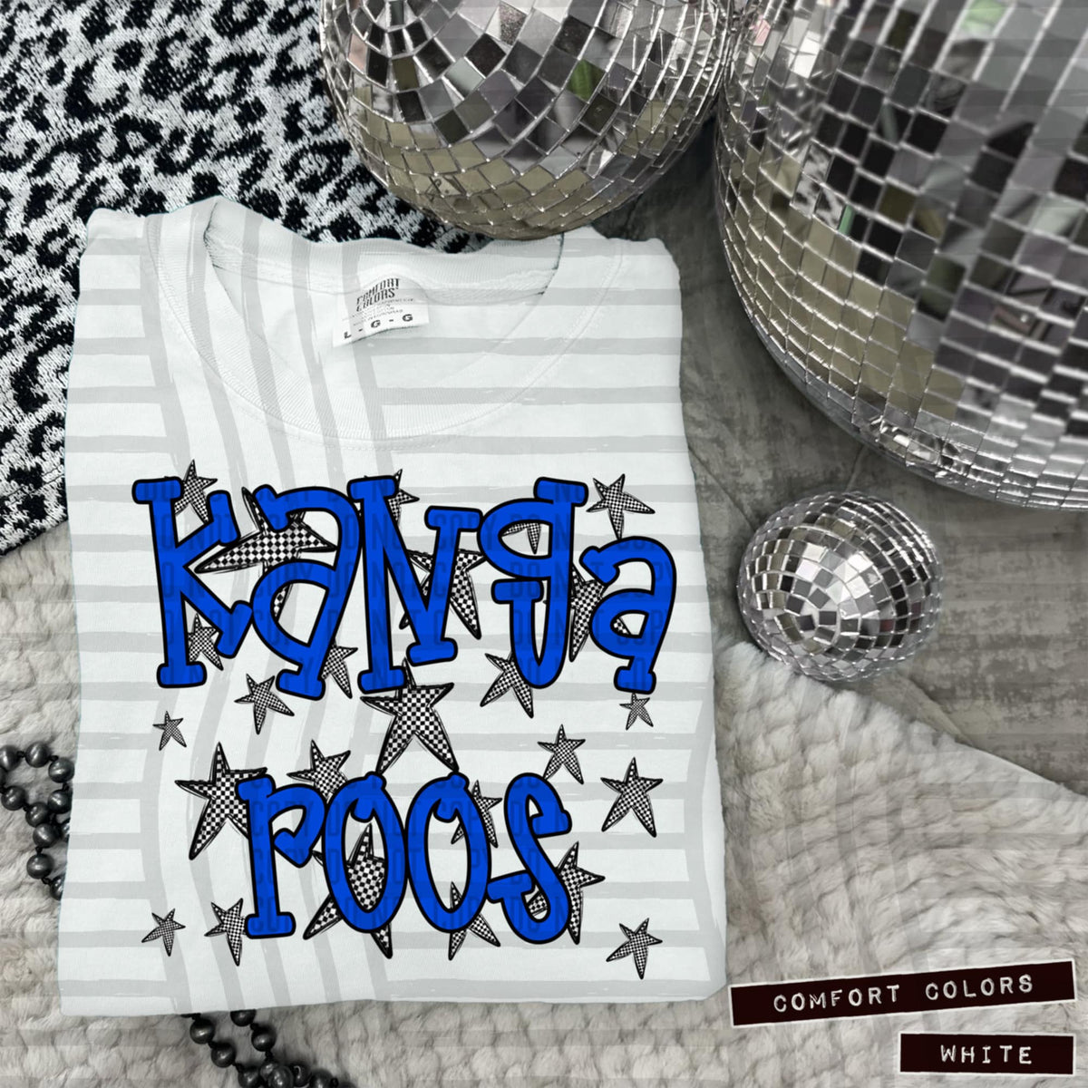 Blue Staggered Mascots (Caplinger)