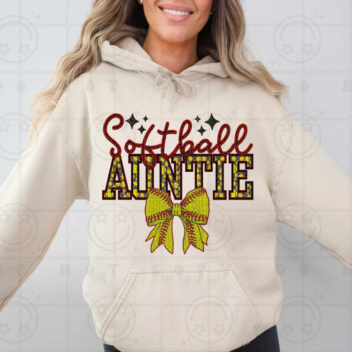 Softball auntie (HW) 79303 DTF transfer