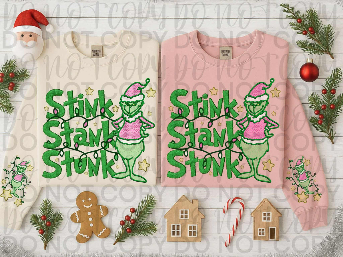 Stink Stank front only (sweet starlight) 114531 DTF transfer