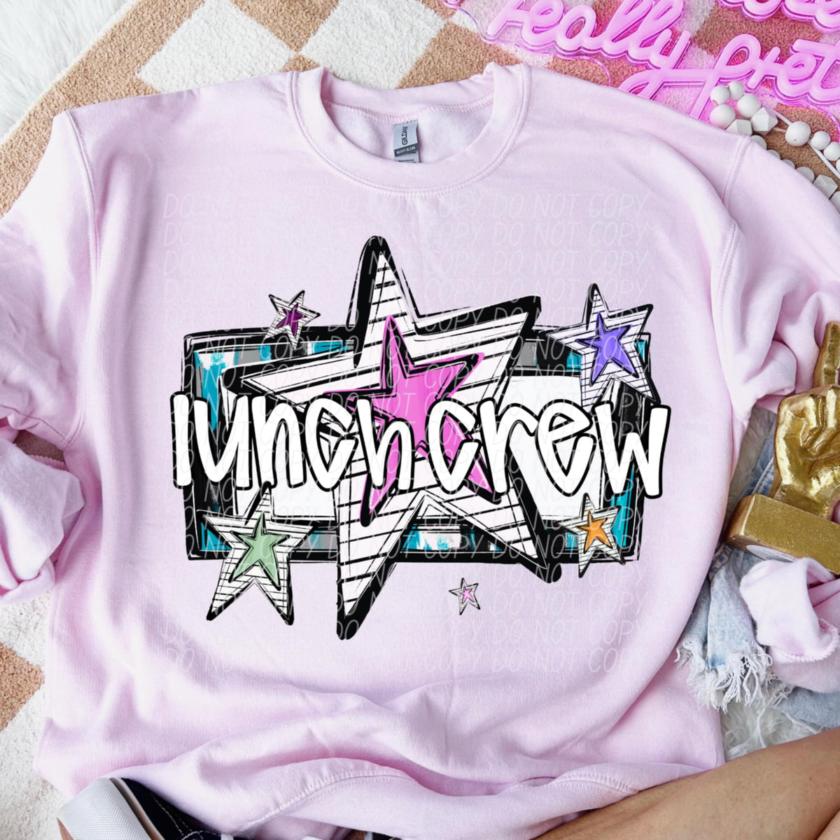 Lunch crew stars (CITY) 85461 DTF transfer