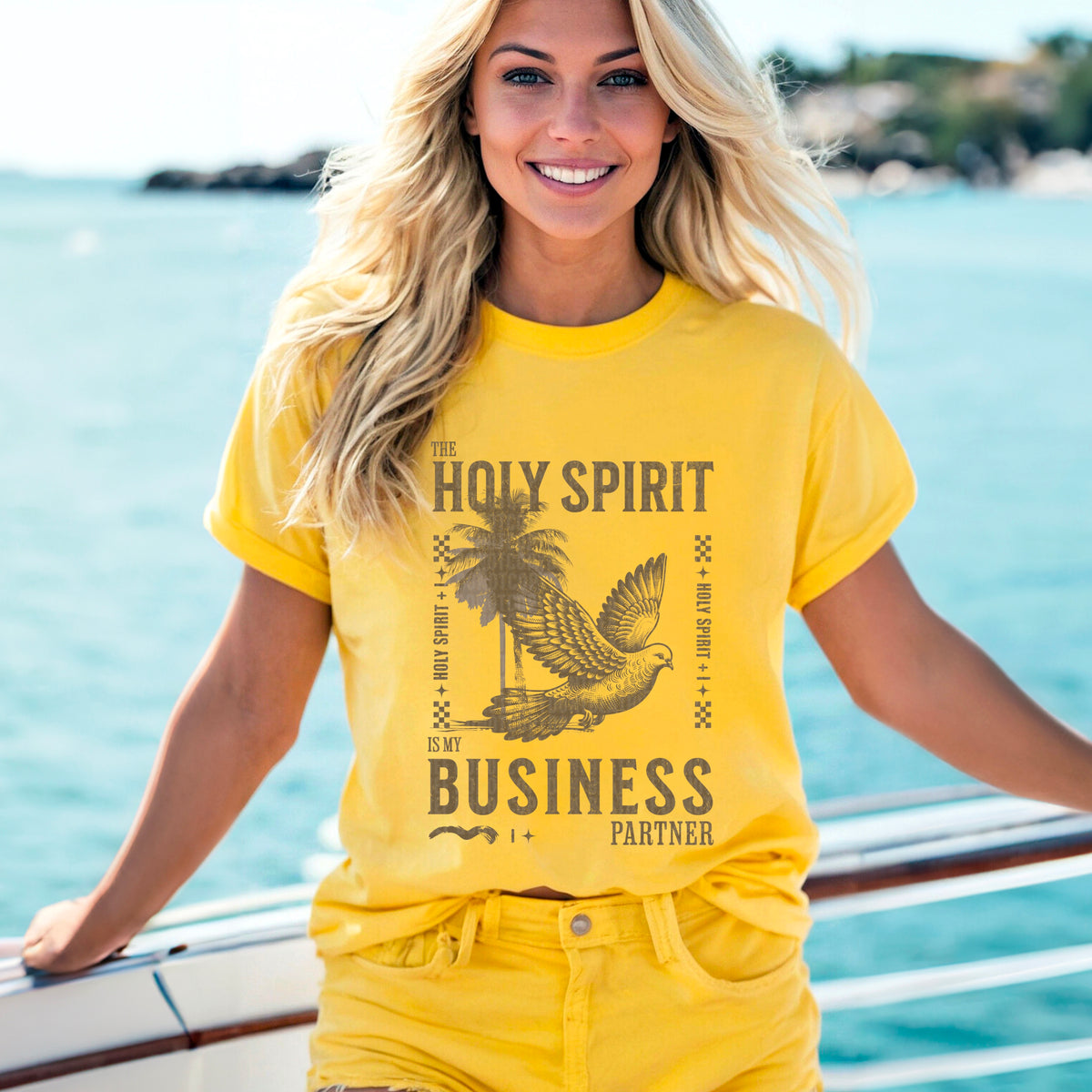 The Holy Spirit business partner GREY 95487 DTF transfer