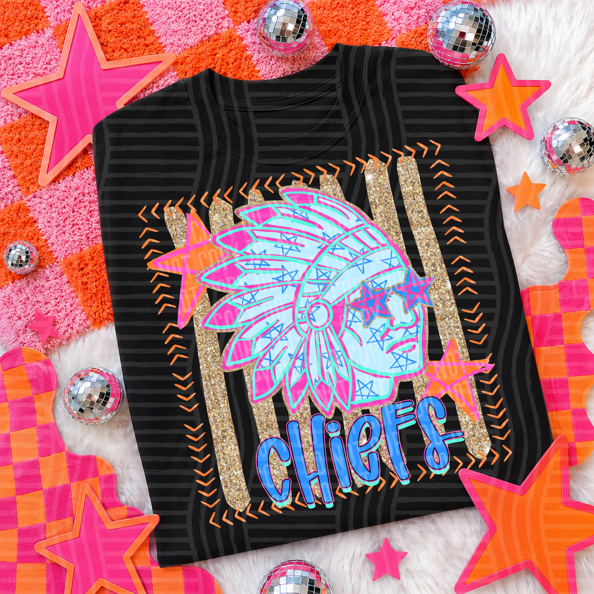 chiefs candy pop (caplinger) DTF transfer