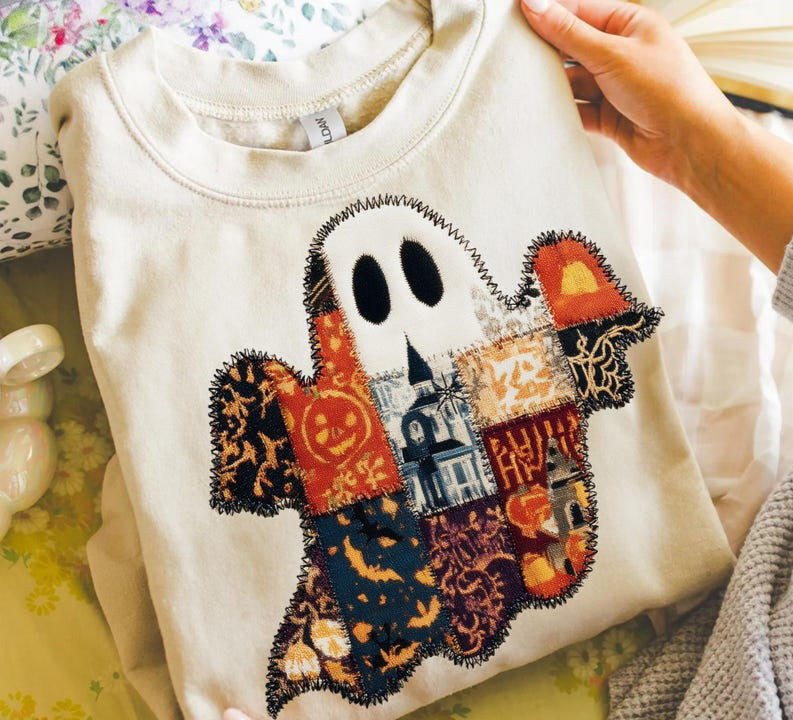 Patchwork ghost 109817 DTF transfers