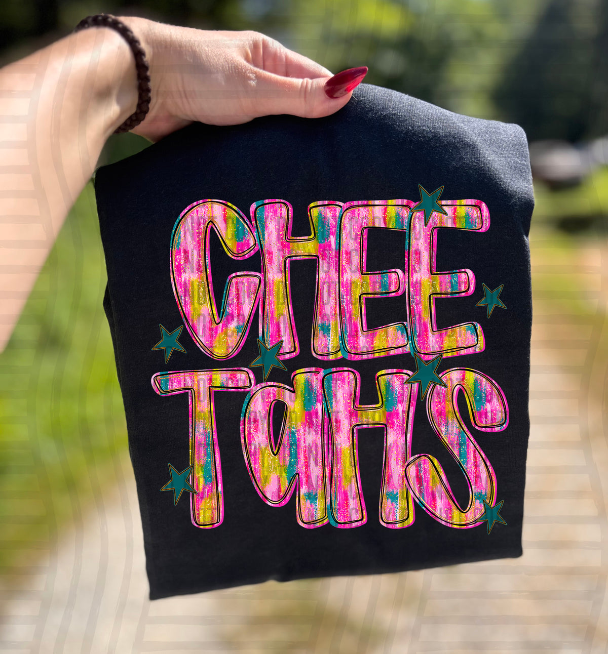 Cheetahs Pink Brushstroke (Caplinger) DTF Transfers