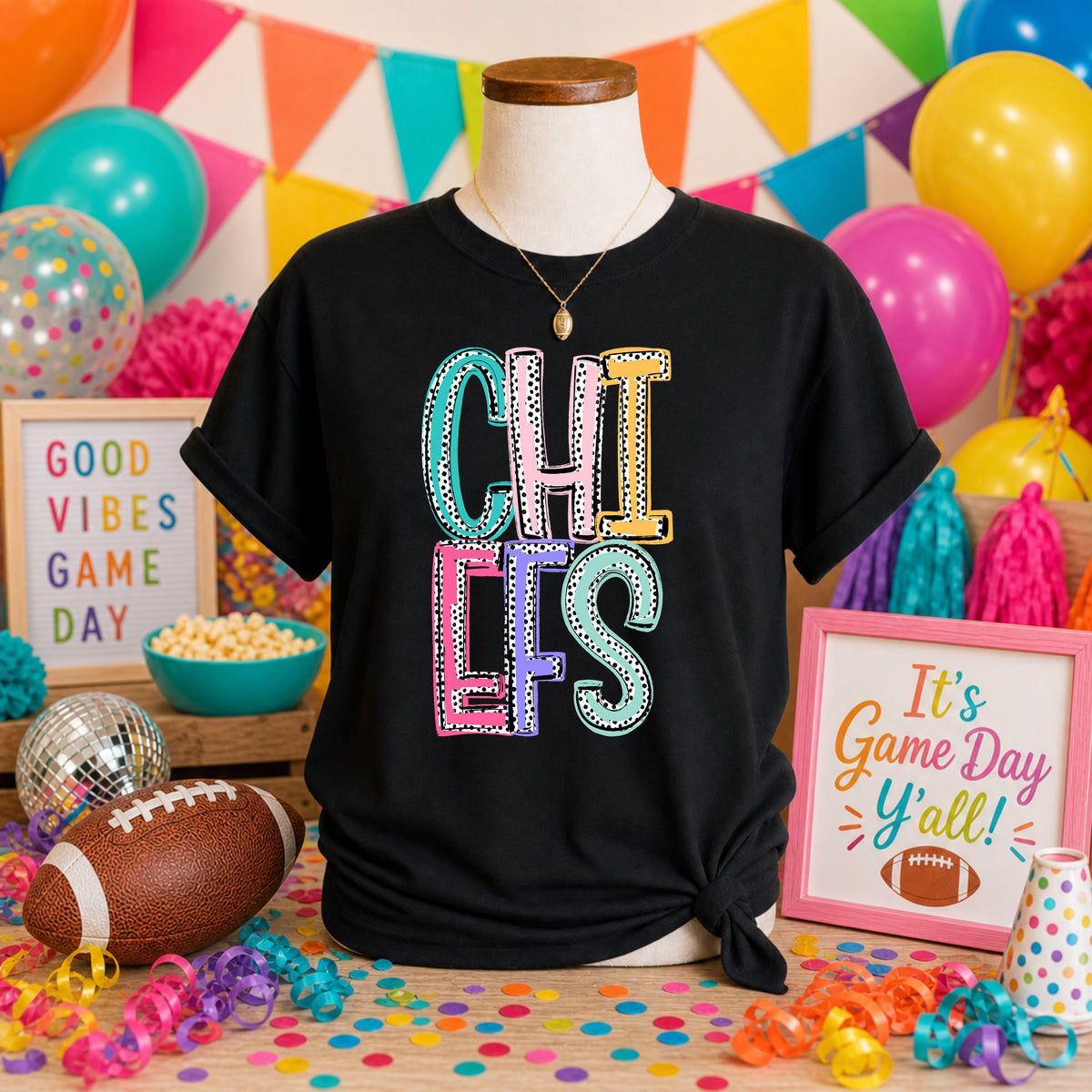 Chiefs Dixie Dot (S&G) DTF transfer
