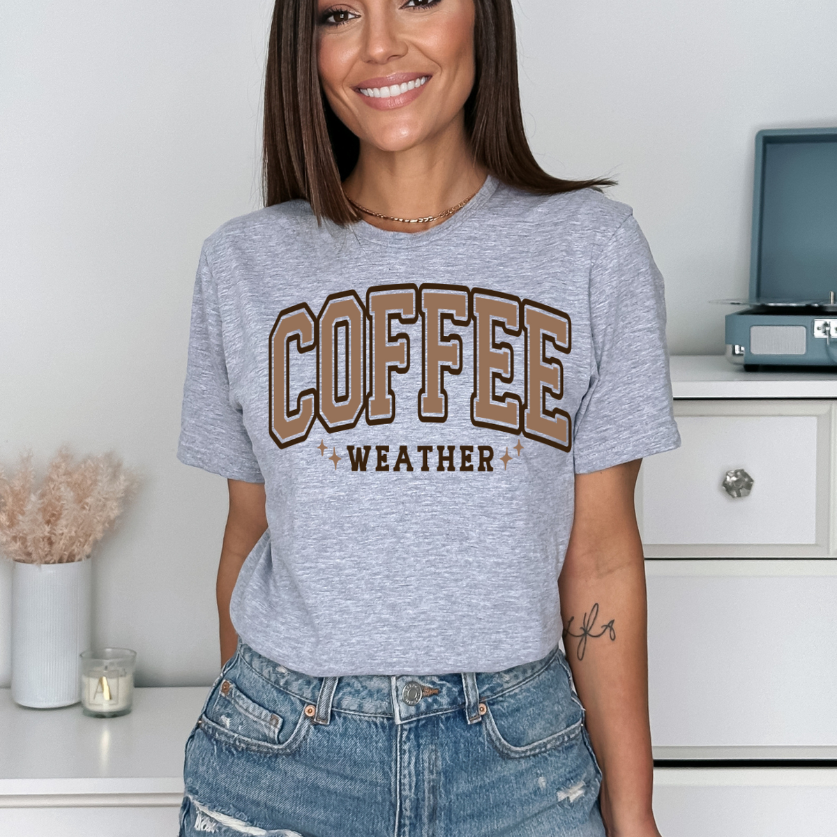 Coffee Weather (Brown) 68317  DTF Transfer