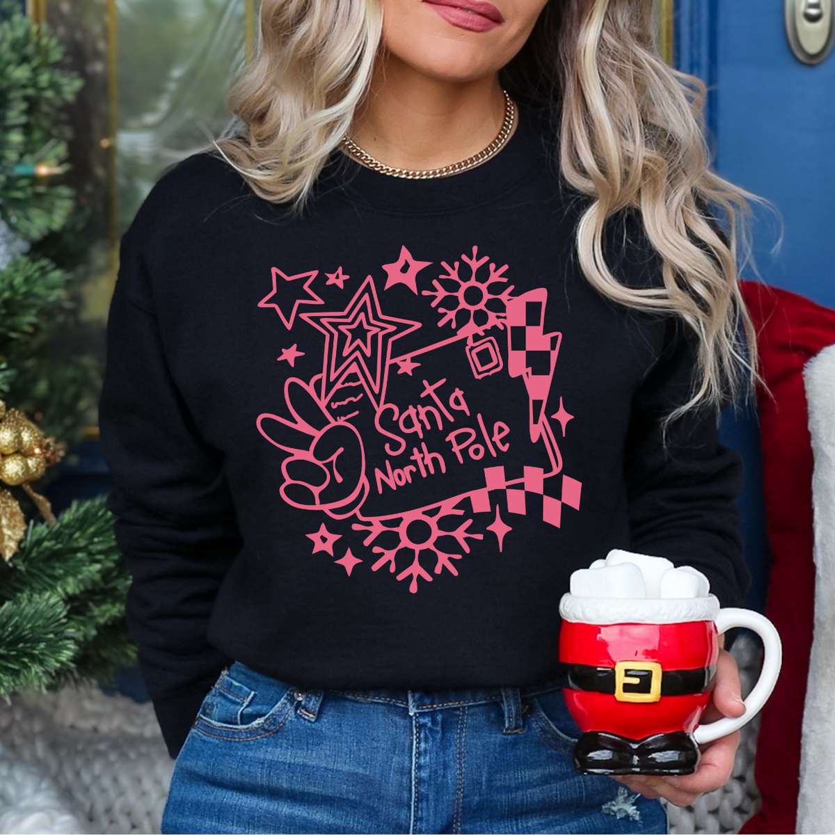 Santa North Pole 68271 DTF Transfer