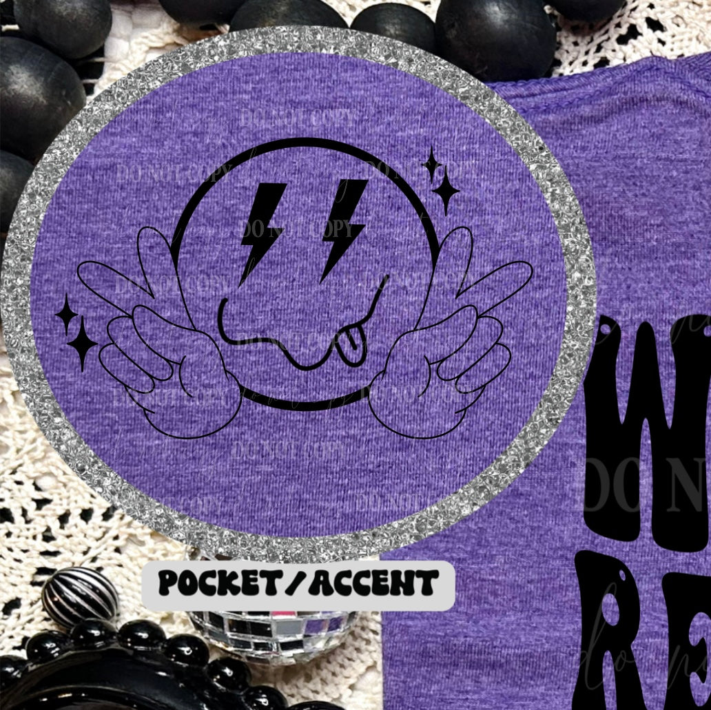 Return policy BLACK pocket (40E) 98798 DTF transfer