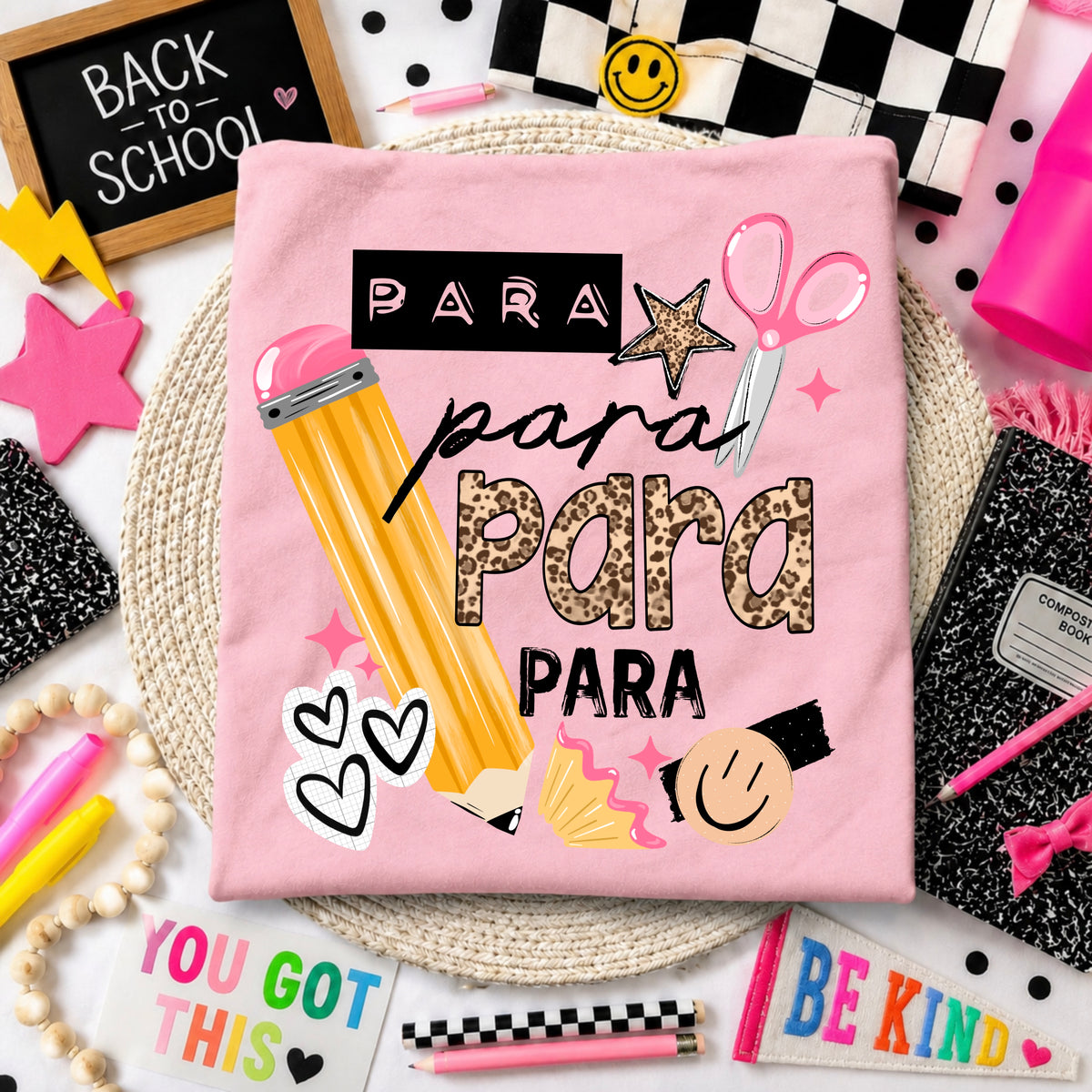 Para repeated leopard (CSC) DTF Transfer