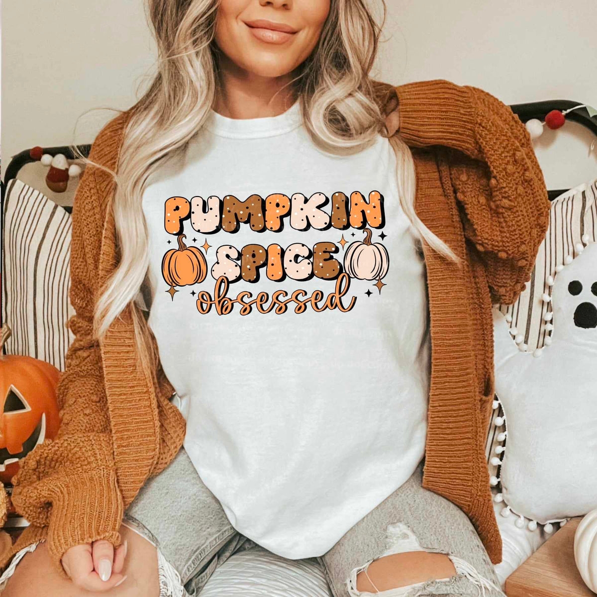 Pumpkin spice obsessed (CSC) 55576 DTF transfer